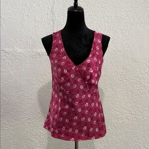 Y2K Old Navy Silk Blouse With Sequence Size Medium